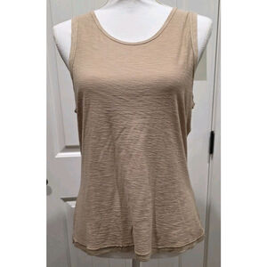 Mono B Heathered Beige Basic Muscle Tank Size L NWT